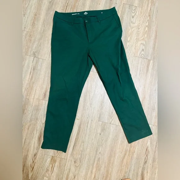 St. John's Bay Women's Green Straight Leg Jeans - Picture 4 of 7